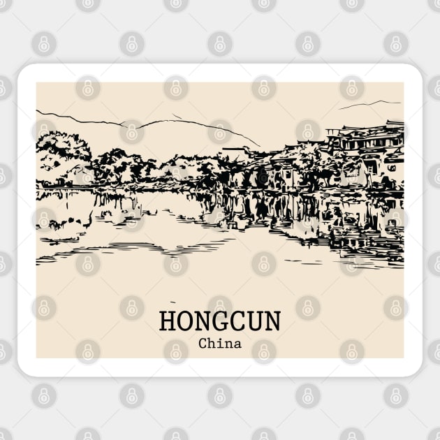 Hongcun - China Sticker by Lakeric